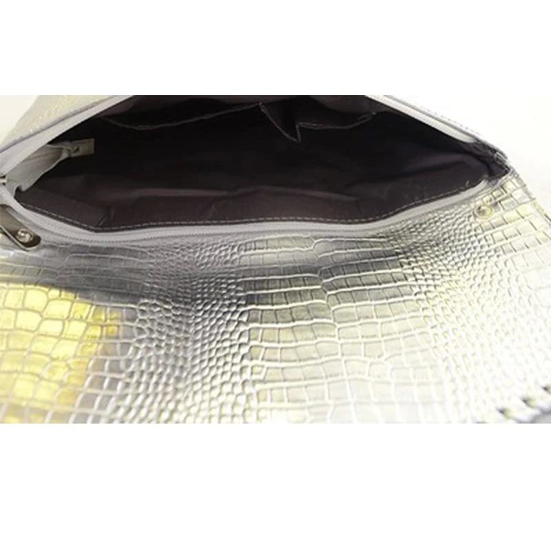 2019 Горячая Мода Змеиный узор серебряный день клатч конверт женская сумка для