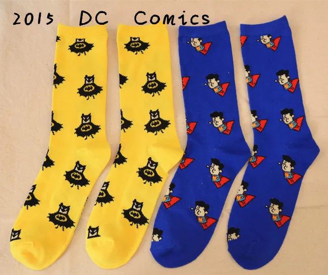 Новые герои Marvel носки невидимки Супермен Бэтмен Капитан Америка Arrowman Брюс Ли