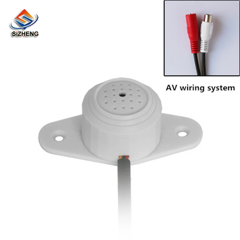 

SIZHENG COTT-QD30S Mini audio listening devices CCTV microphone sensitive sound monitor pickup for security camera system