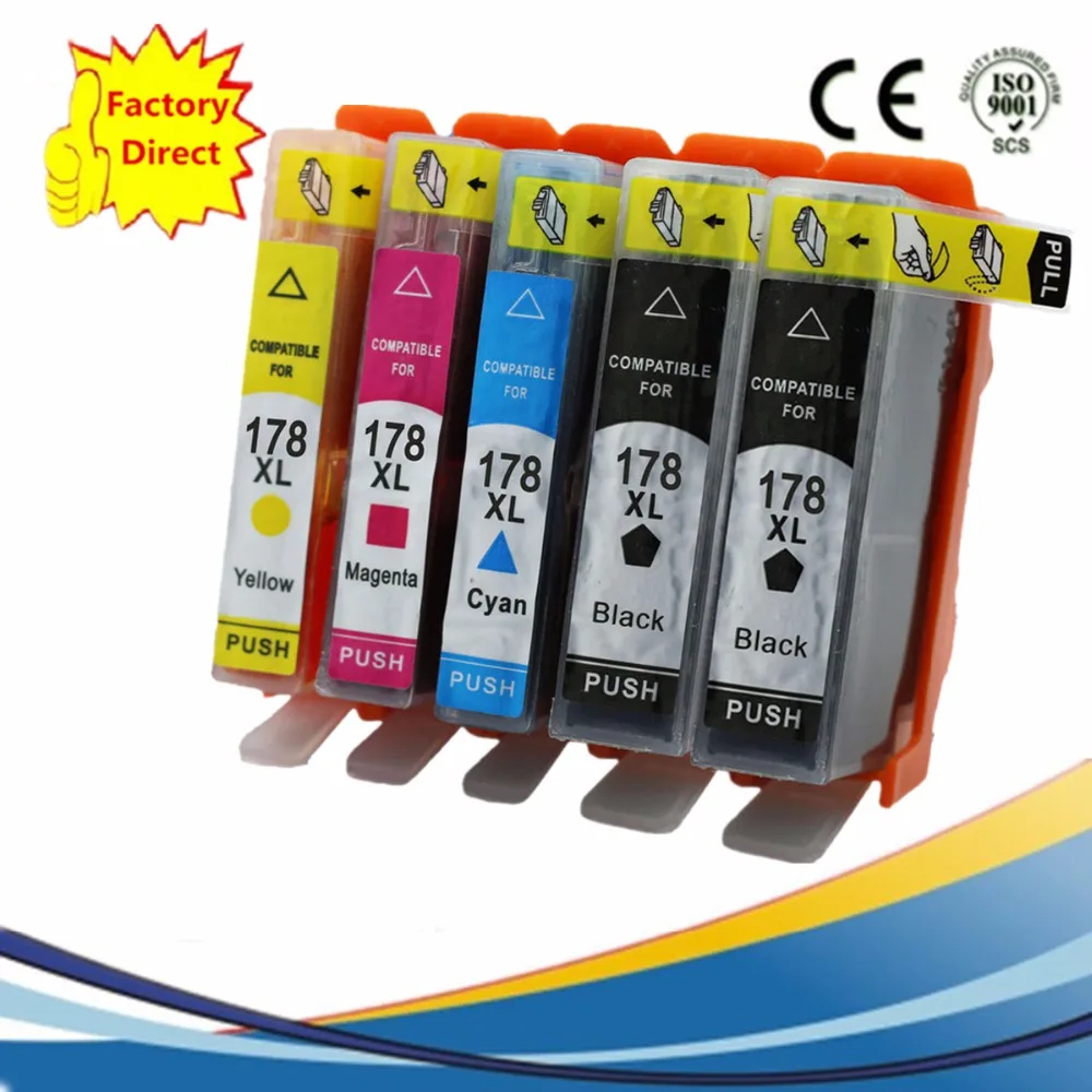 

Сменные картриджи для струйного принтера HP178XL 178 178XL 178 Photosmart 5520 5522 5524 6510 6512 6515 6520 7510 7515