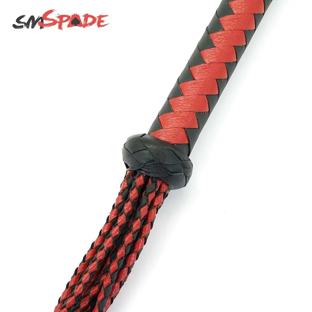 Черно-красная плетеная ручная работа SMSPADE бондаж бутик флирт с лошадью для