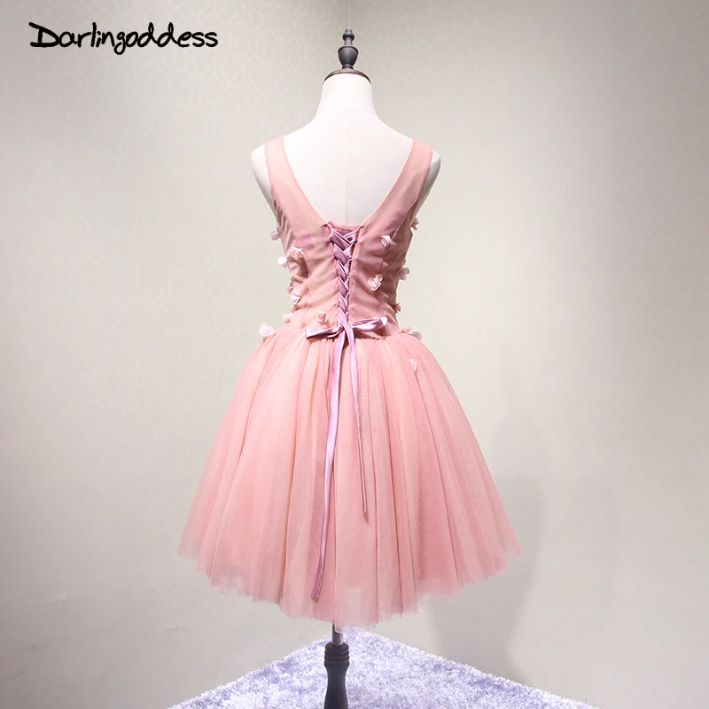 Сексуальное Кружевное коктейльное платье с v-образным вырезом 3D Цветочный халат