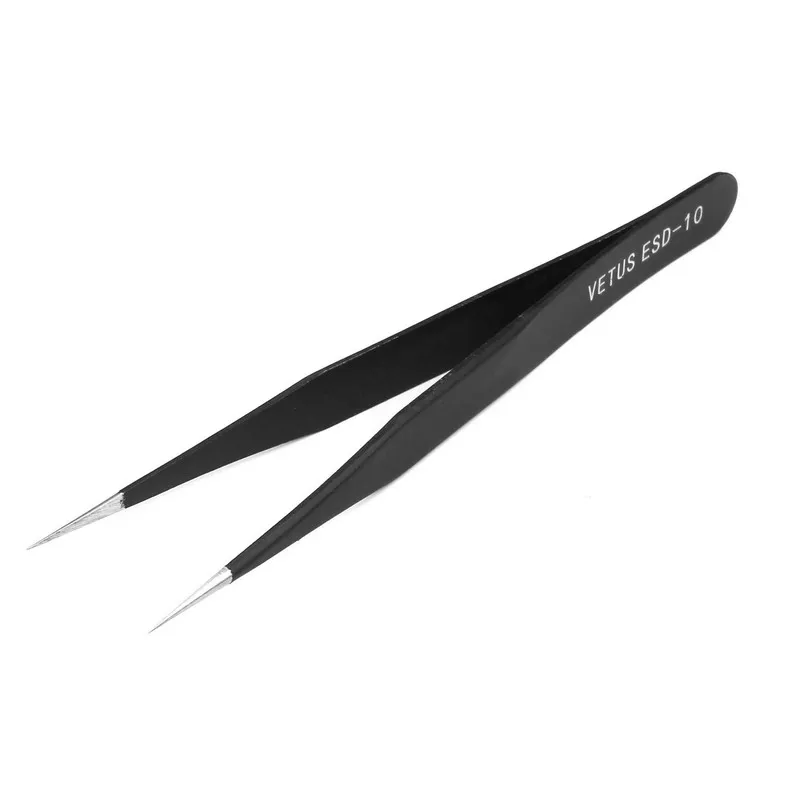 2 шт. черные прямые и локоть пинцеты для ногтей гелевые кусачки дизайна