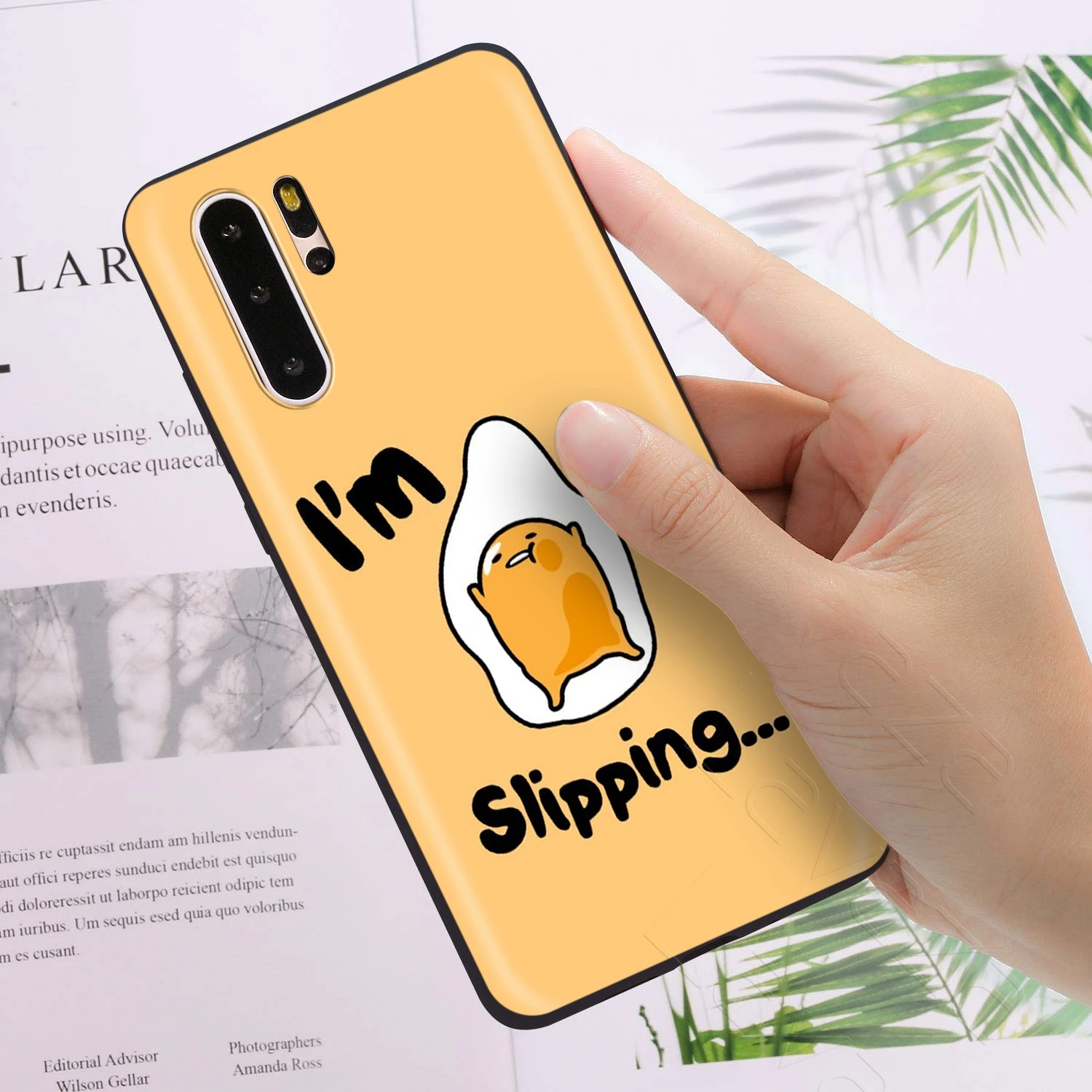 Милый милый чехол Lavaza Gudetama Lazy Egg для Huawei Mate Y7 Y9 P8 P9 P10 P20 P30 P40 Max Lite Pro P Smart Mini |