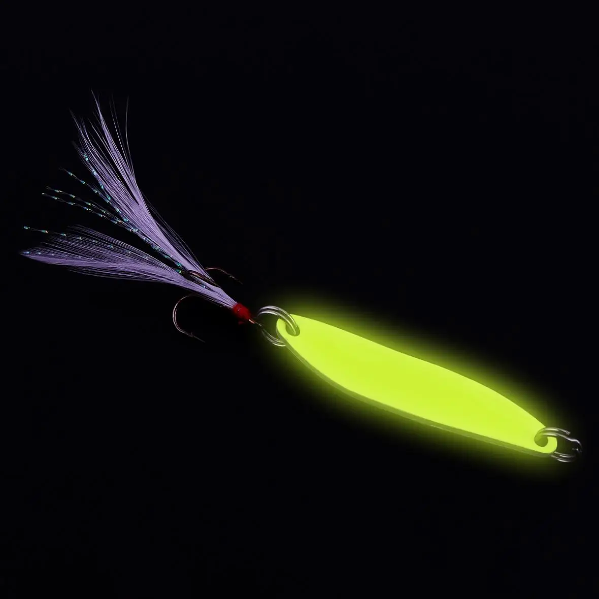 

10pcs/lot Metal Spoon Lures Carp Fishing Bait Luminous Fishing Accessories with a Fishing Tackle Box