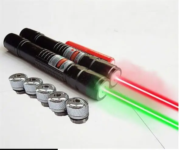 

AAA Powerful 200w 2000000m 532nm green/red laser pointer LED lazer flashlight light Burning Beam Match Burn Cigarettes Hunting