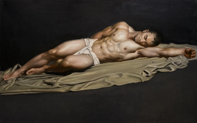 Художественная живопись с надписью GOOD ART TOP обнаженного человека обнаженная