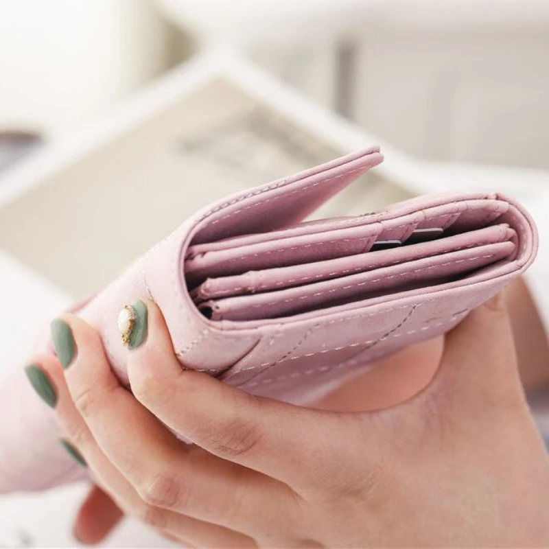 GOUSTER Лидер продаж модный клетчатый кошелек с резьбой Женский дизайнерский PU