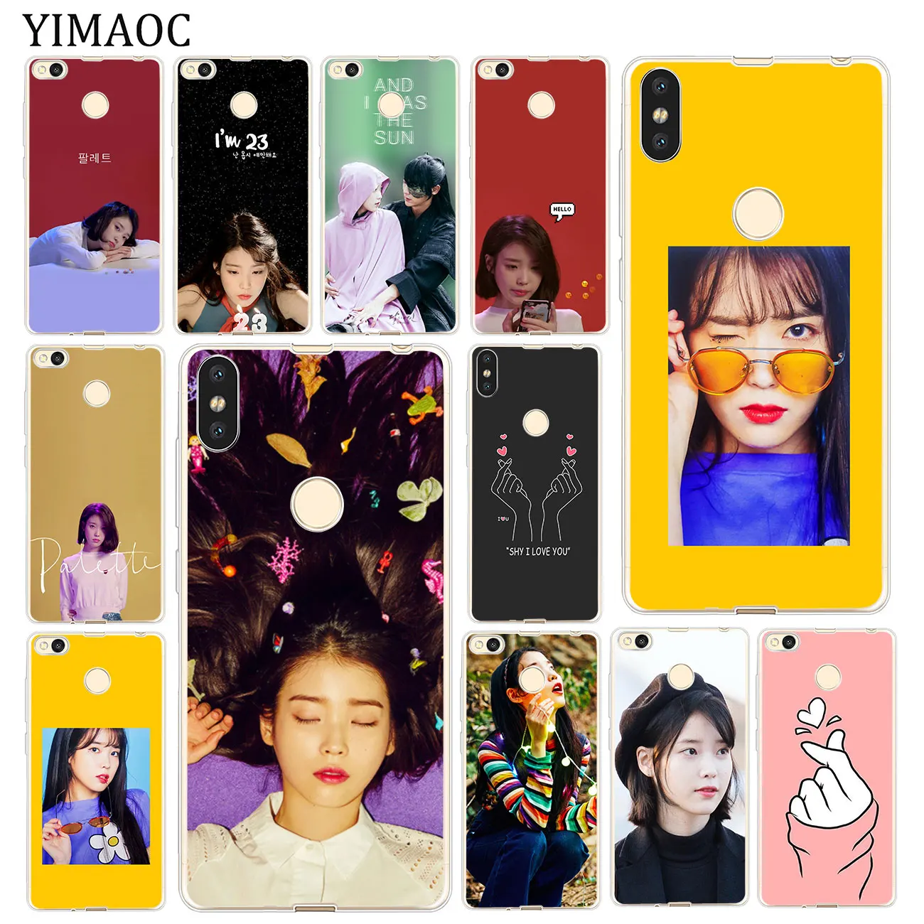 Мягкий силиконовый чехол для телефона YIMAOC kpop singer IU Xiaomi Mi 9 9T CC9 CC9E A3 Pro 8 SE A2 Lite A1 f1 MiX 2S