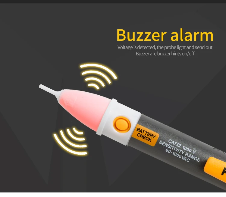 Fluke 1AC-C2 II вольт оповещения FLUKE 2AC датчик Бесконтактный детектор напряжения тестер переменного тока палка электрический детектор ручка
