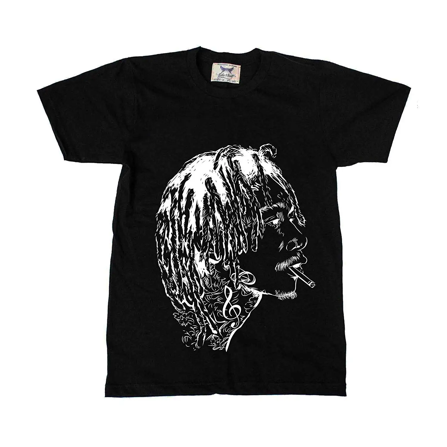 Мужская футболка с коротким рукавом Babes & Gents Wiz Khalifa крутая летняя o вырезом