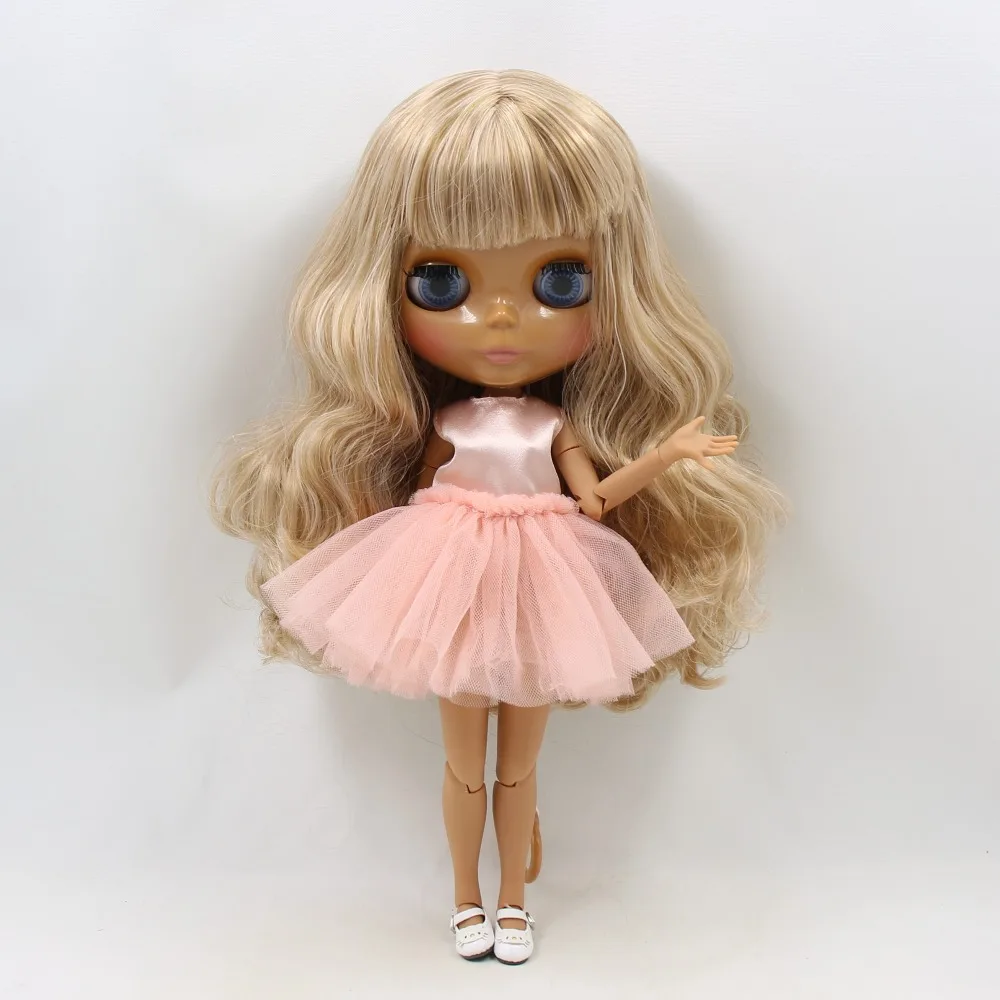 Фабрика blyth кукла 230BL10599400 темная кожа смешанные волосы тела 1/6 30 см