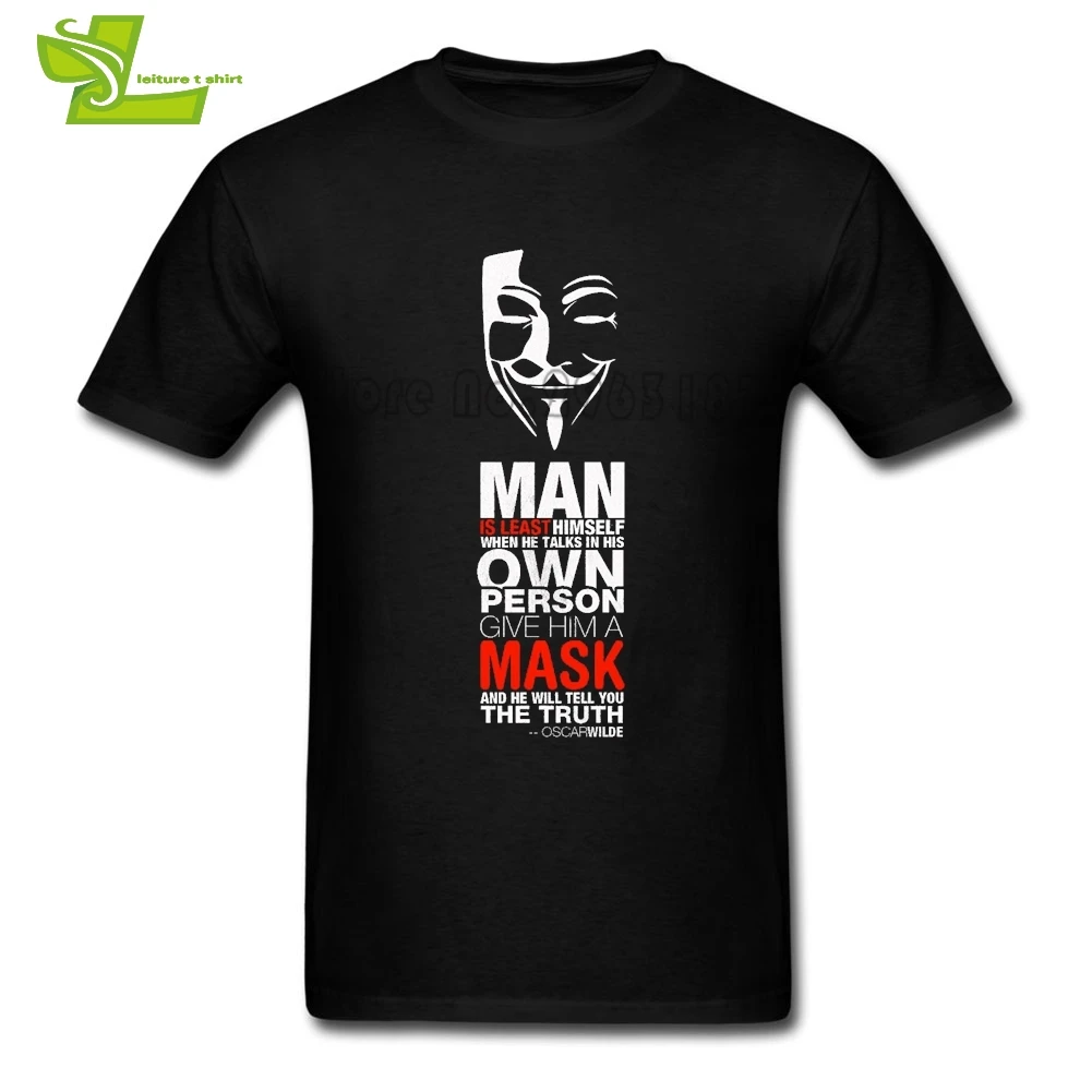 V для Vendetta Мужская футболка популярная летняя Удобная мужские футболки папа с