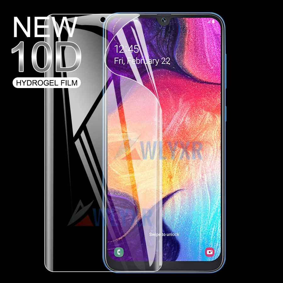 New 10D Screen Protector For Samsung Galaxy S10 S9 J4 J6  Plus Hydrogel For Samsung A 10 20 30 40 50 60 70 M10 M20 Soft Film