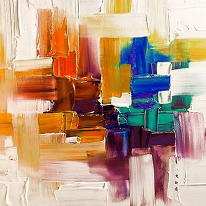 Ручная роспись на холсте модерн абстрактные Цвета Палитра художественная