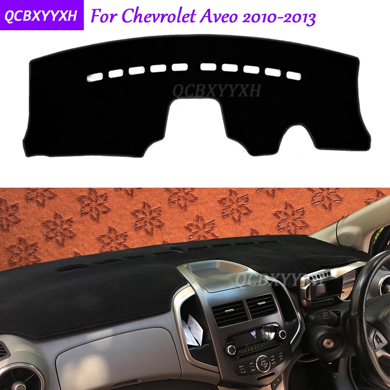 Коврик для приборной панели Chevrolet Aveo 2010 2013 защитный коврик интерьера Photophobism