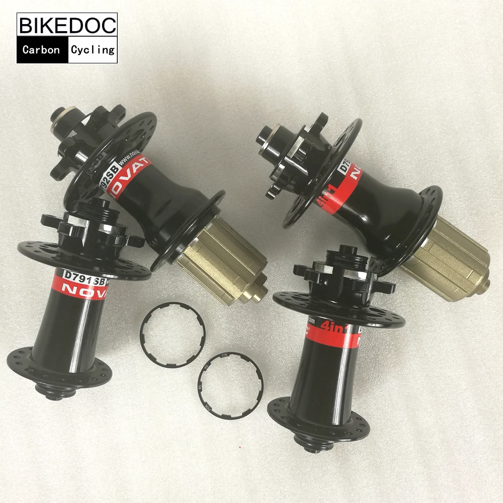 Хаб BIKEDOC Novatec D791 792 хаб Mtb недорогие детали для велосипедов черный и красный