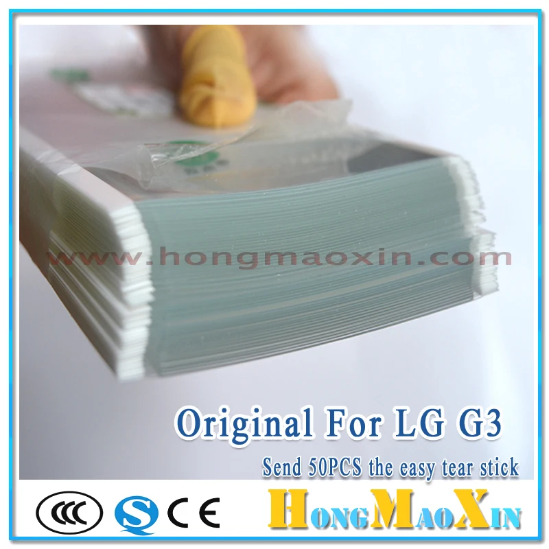 Оптическая Прозрачная Самоклеящаяся Пленка OCA 50 шт. для LG G3 VS985 F460 D850 ЖК-экран