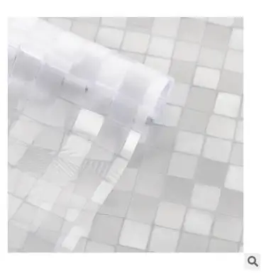 Электростатическая прозрачная непрозрачная 3d наклейка на стекло для ванной