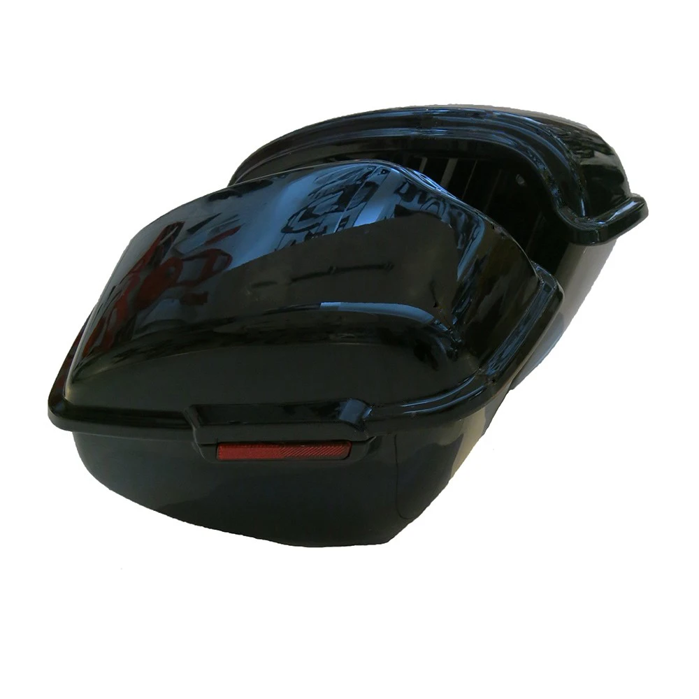 Сумки для Harley Davidson 883 XL883 XL 1200 Sportster XL1200 1994 2003 жесткий седло мешок цвет: черный