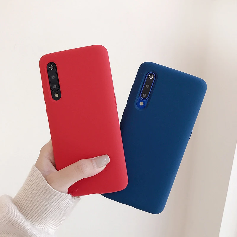 Жидкий силиконовый чехол COOKZU для Xiaomi Mi 9 мягкий ТПУ телефона с конфетами оболочка