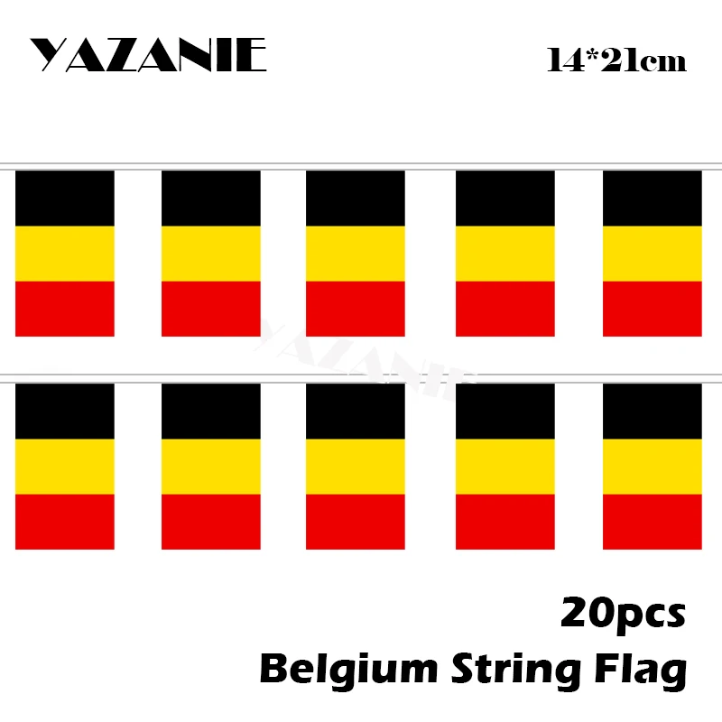 YAZANIE 14*21 см 20 шт. 5 метров флаг бандаж в виде гирлянды для футбольного клуба