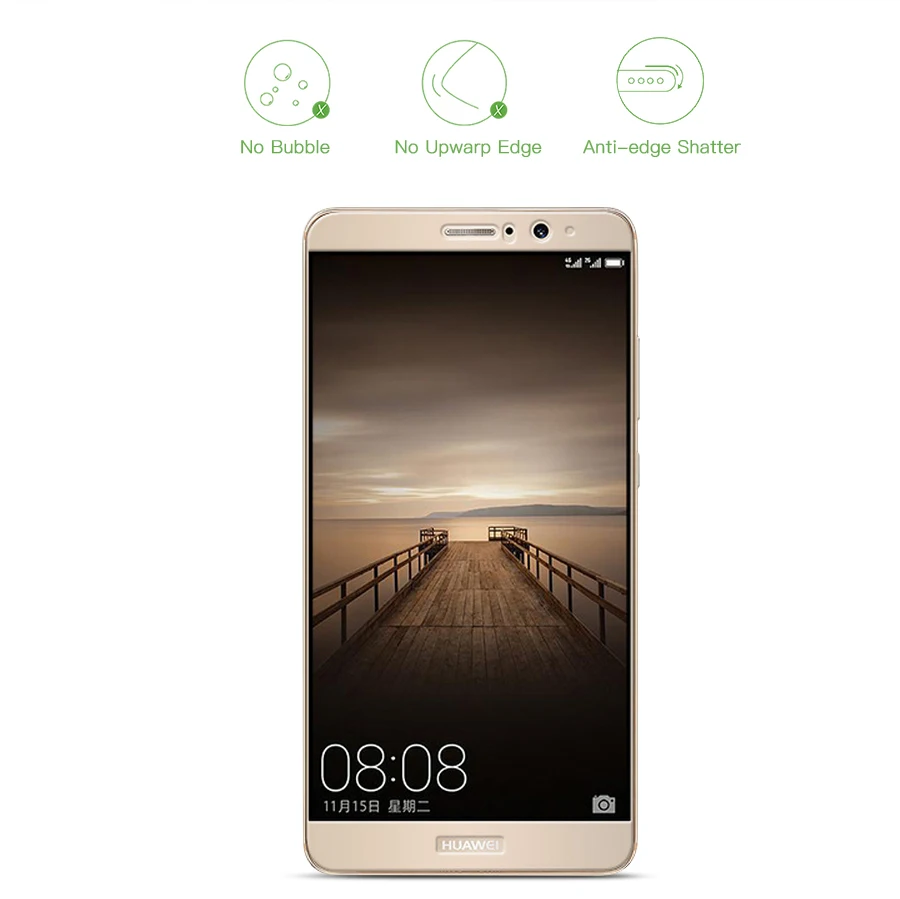 Для huawei P8lite закаленное Стекло Экран протектор для huawei Honor 8 P9 Lite почти полное покрытие защитной пленкой