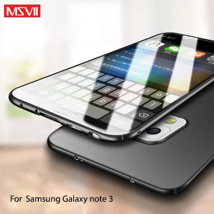 100% MSVII брендовый чехол для Samsung Galaxy Note 3 матовый тонкий жесткий Роскошный сотового