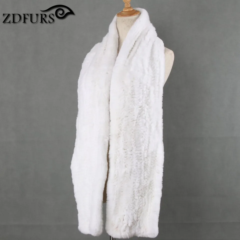 ZDFURS * 2017 новые высококачественные натуральный мех кролика Рекс Женские длинные