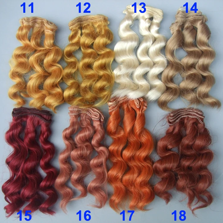 Hair Natural Color Wigs For Bjd Doll Hair