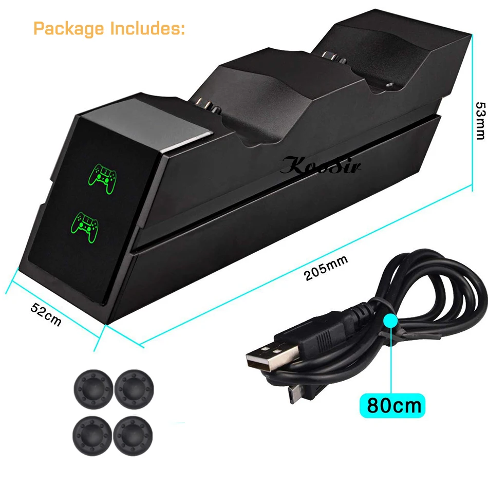 PS4/Pro/Slim контроллер зарядное устройство Подставка PS 4 геймпад беспроводной джойстик зарядная док-станция для Playstation Dualshock 4