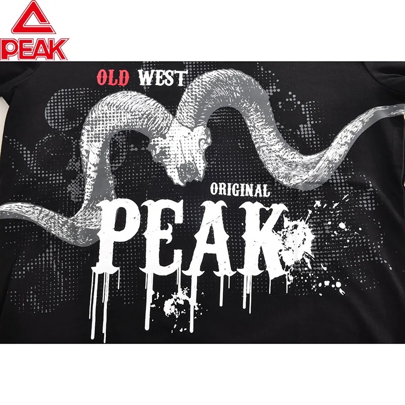 Мужская футболка для фитнеса PEAK Dryfit Спортивная бега футбола баскетбола