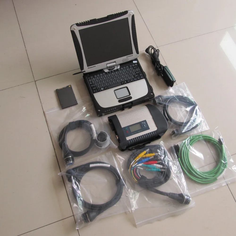 

mb star connect sd c4 with mb sd star c4 ssd software 2021.09v in laptop cf-19 cf19 toughbook 4gb ram super speed
