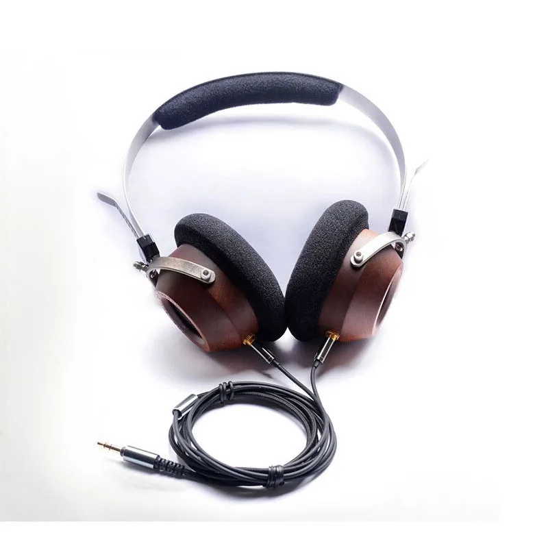 Деревянные наушники ретро гарнитура HIFI монитор ручной работы для