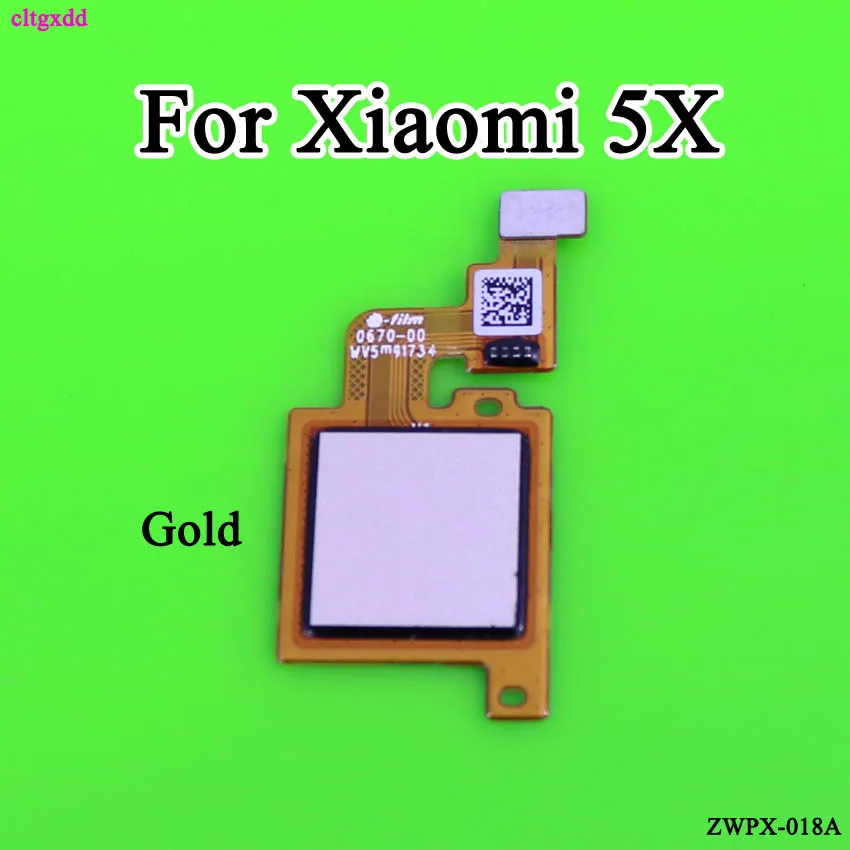 Cltgxdd для Xiaomi Mi 5X Mi5X сканер отпечатков пальцев считыватель сенсора разъем гибкий