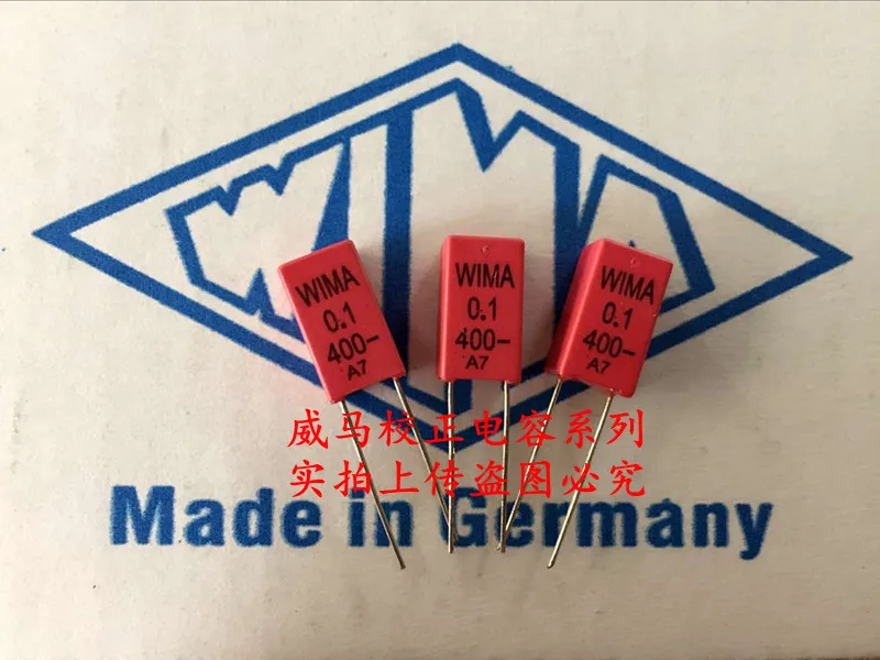 2020 hot sale 10pcs/20pcs German capacitor WIMA MKS2 400V 0.1UF 400V 104 100n P: 5mm Audio capacitor free shipping