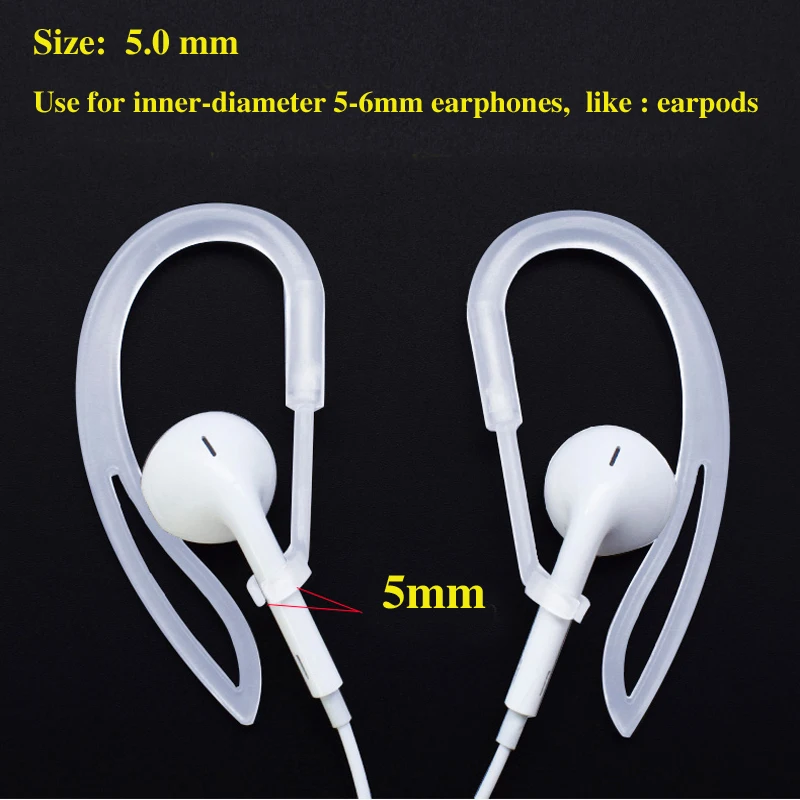 Bluetooth наушники силиконовые заушники для airpods 1/2 earpods зажим петли гарнитура ушной крючок Замена наушников Аксессуары