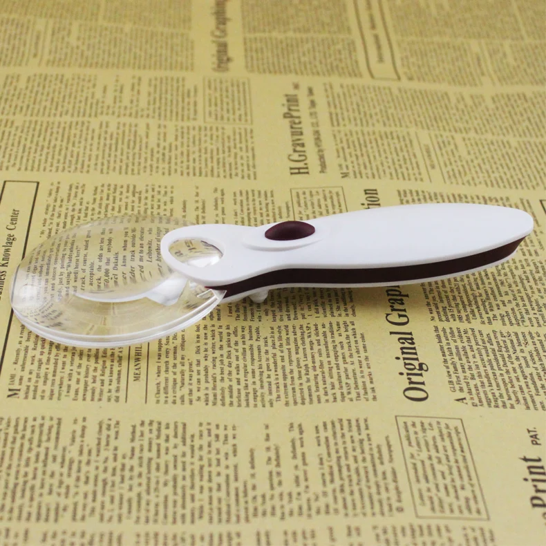 Горячая распродажа 10X90 мм черная ABS пластиковая ручка LED освещенное стекло для