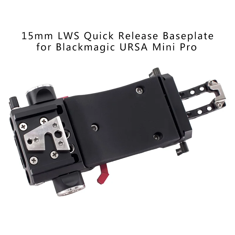 Tilta BS-T95 Black 15 мм LWS БЫСТРОРАЗЪЕМНАЯ опорная пластина для камеры Blackmagic URSA Mini Pro |