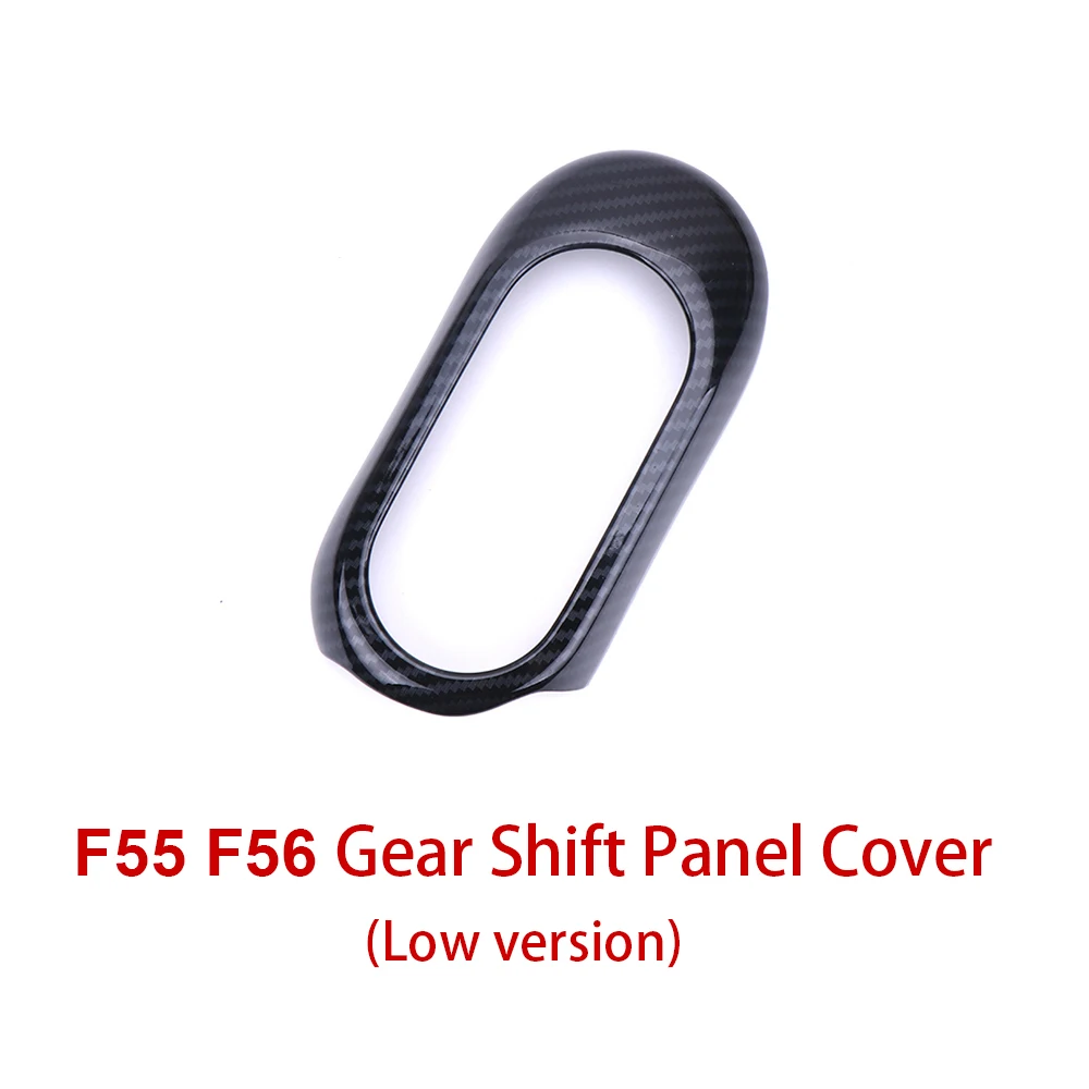 F55 Gear Cover Полностью внутренняя отделка из настоящего углеродного волокна, чехол для корпуса, ручка для выхода воздуха для MINI Cooper F55, аксессуары для стайлинга автомобилей - Название цвета: F55 Gear Cover