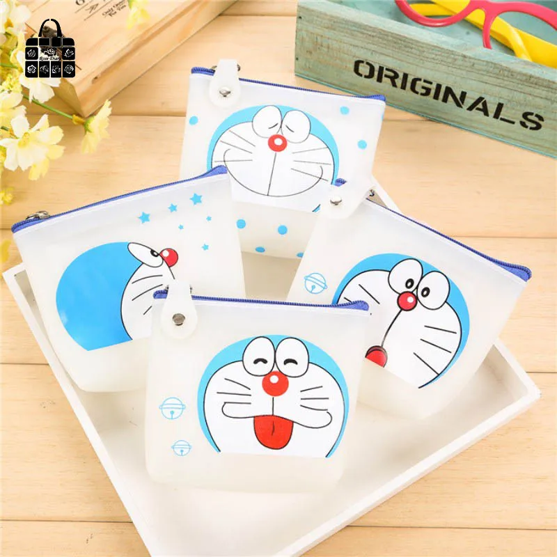 1 шт. Роза дневник прекрасный doraemon желеобразный клей кошельки нулевой бумажник