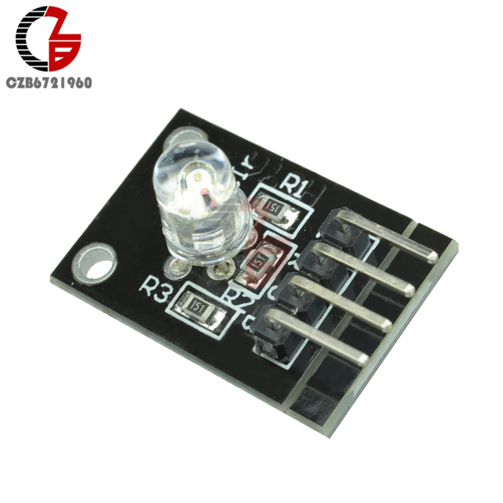 Светодиодный модуль KY 016 RGB 3 цвета светильник для Arduino MCU AVR PIC Raspberry|rgb led module|led module