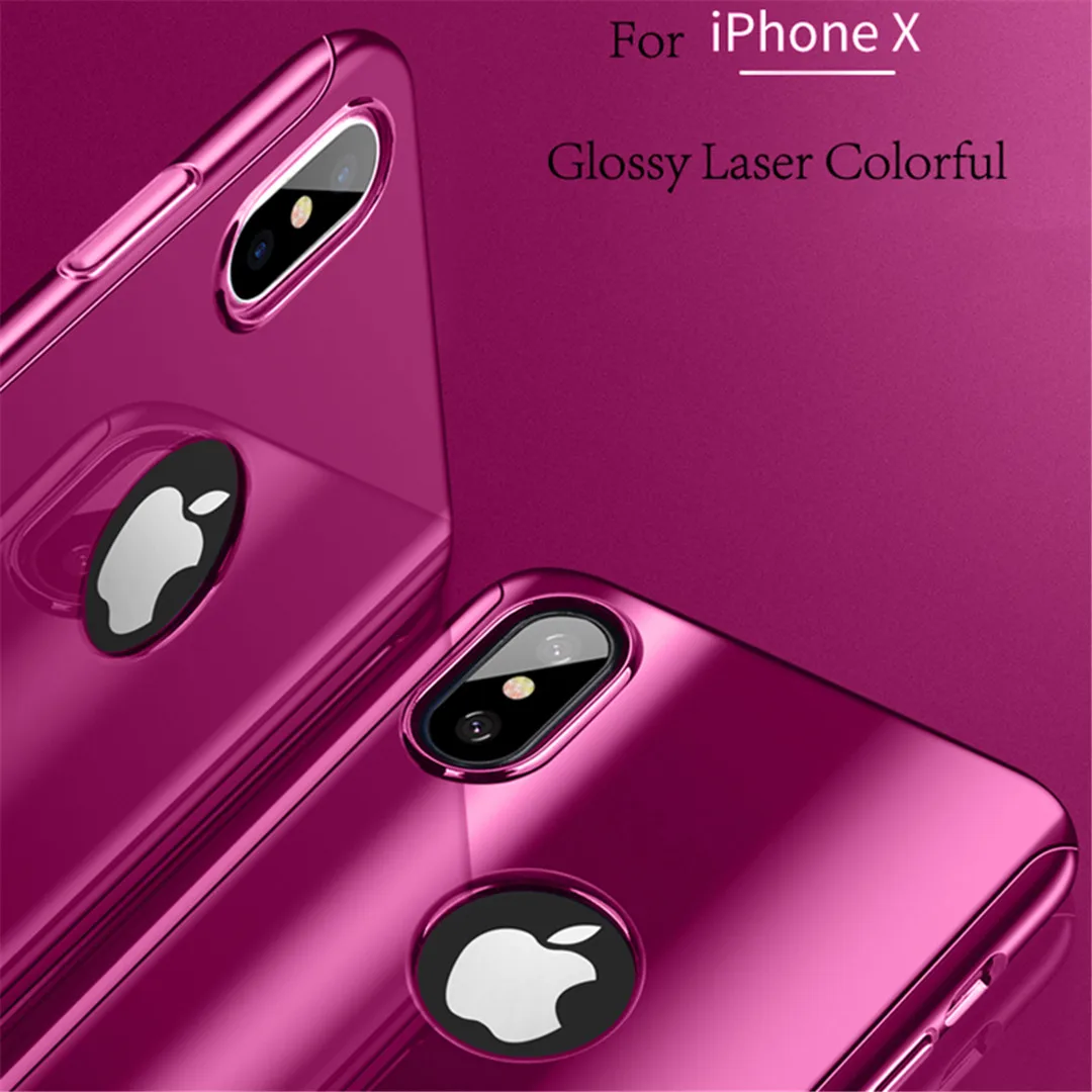 Balmora 360 металлизированный зеркальный чехол для IPhone 8 7 6 6S Plus XS Max противоударный