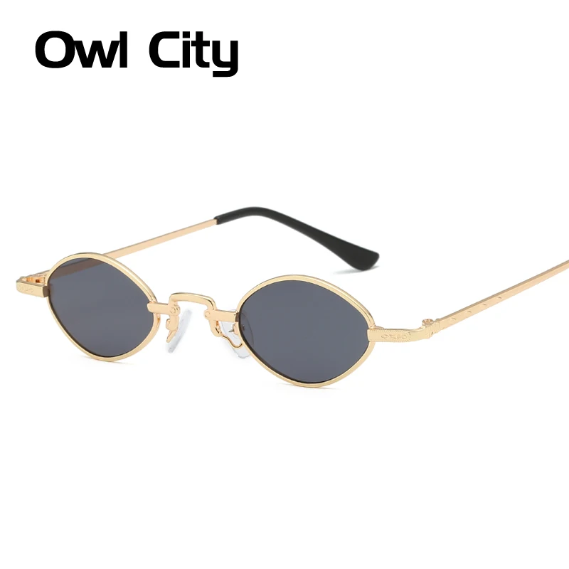 Овальные Солнцезащитные очки Owl City женские винтажные маленькие солнцезащитные