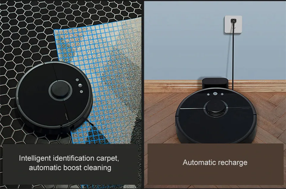 Mihome Roborock S50 S55 робот-пылесос для дома wifi приложение управление влажной шваброй умная планируемая уборка