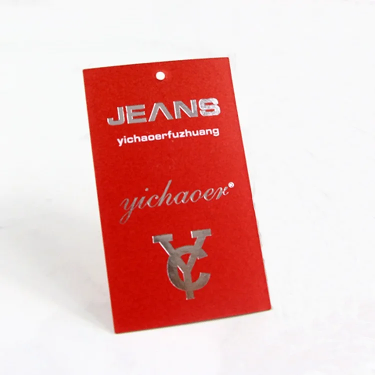 

High quality paper kraft hang tags for clothing with cotton string
