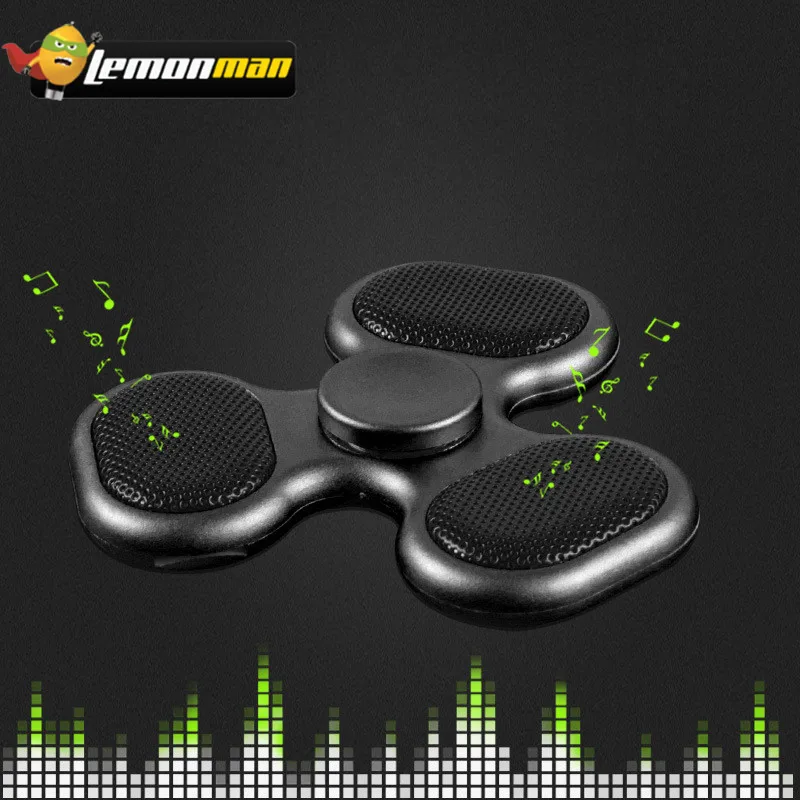 Lemonman светодиодный Bluetooth Динамик Непоседа TF карта Музыка кончиков пальцев анти-стресс детская и взрослая игрушка Подарки зарядки ручной Спиннер