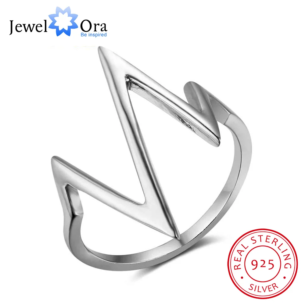 Кольца для женщин из стерлингового серебра 925 пробы уникальный дизайн с молниями