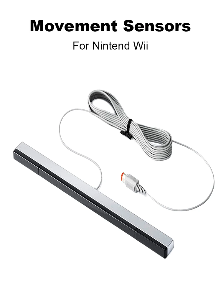 1 шт. Проводной инфракрасный датчик движения Singal Ray для nintendo wii для игровой консоли wii и поддержка четырех игроков
