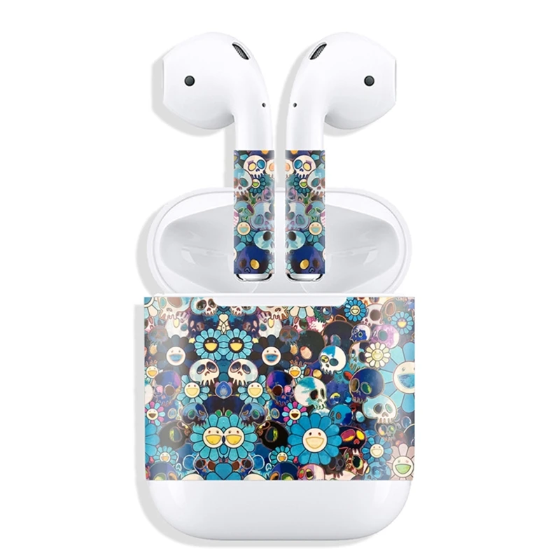 Новый релиз защитная виниловая наклейка наушники для Apple AirPods шкуры съемная